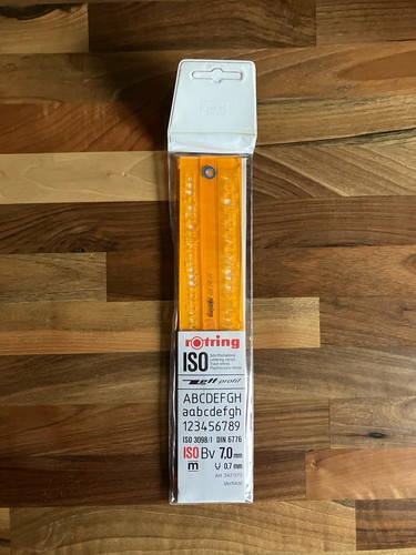 Rotring isograph lettering - rotring,