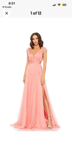Mac duggal size coral - size,