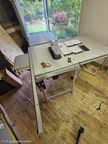 Qty used festool table saw - table,