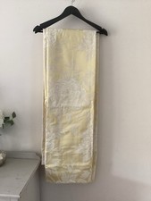 Stunning Dorma Gold Floral Pencil Pleat Curtains, Width 64“ x Length 90“