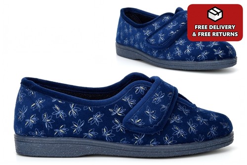 Womens wide fit slippers - wide,