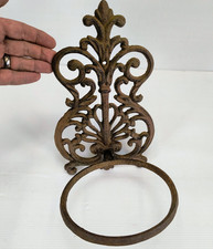 Vintage Cast Iron Metal Flower