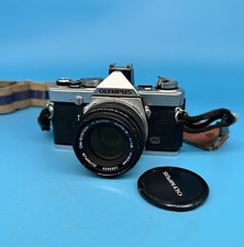 Olympus OM-1n 35mm SLR film Camera With Olympus 50mm F/1.8 Lens - Tested