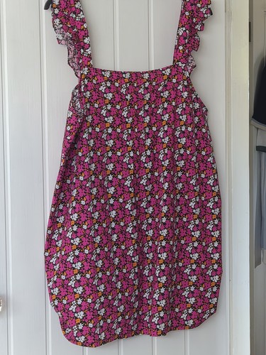 Boohoo hot pink floral - pink, dress