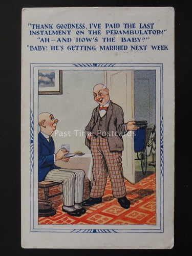 Comic postcard paid - postcard,