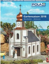 POLA G SCALE MODEL RAILWAY BUILDINGS 2019 NEW PRODUCTS CATALOGUE GB D F NL TEXT