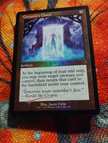 Retro foil conjurer closet - retro, conjurer's