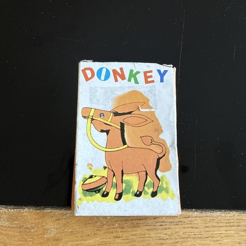 1988 donkey card game vintage - donkey,