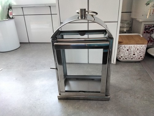 Stainless steel and - and, glass