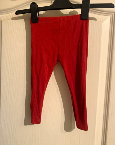 Baby red ribbed cotton - red,