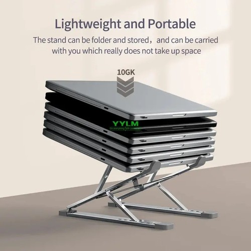 Adjustable aluminum laptop - aluminum,