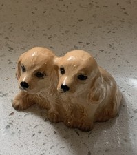 Beswick Golden Retriever/Cocker Spaniel Puppies/Dogs Figure - Perfect Condition 
