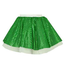 Womens Christmas Skirts Skater Tree, Elf, Decoration Mrs Santa Claus Dance Wear