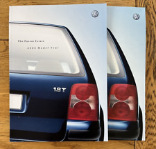 Volkswagen Passat Estate Sales Brochure 2003 Model Year (2 copies). Includes W8