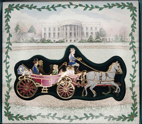 2001 white house christmas - white,