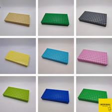 LEGO Base Plate 8 x 16 Select Colour X4 PACK Building bulk parts 92438/3865 8x16