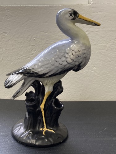Vintage crane vase - vintage,