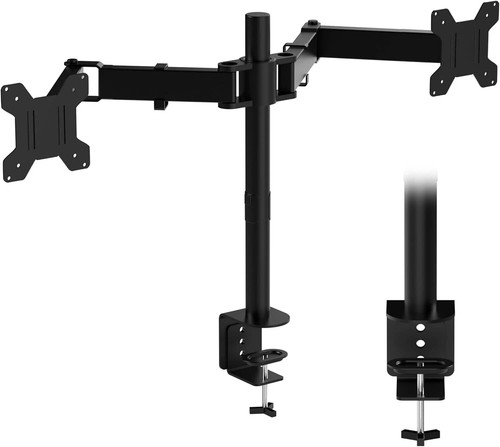 Double twin arm desk mount - double,