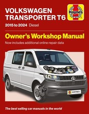 Volkswagen Transporter T6 (2015-2024) Diesel Haynes Repair Manual