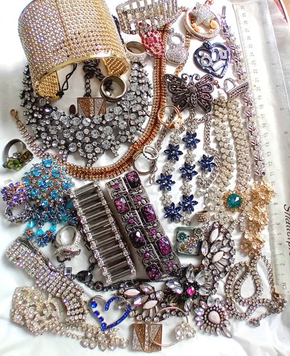 Job lot broken - job, rhinestone