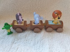 Raa Raa the Noisy Lion Huftys Train figures toy CBeebies Zebby Tomy sounds cubby