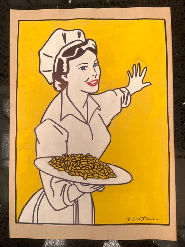 Roy lichtenstein - roy, (handmade)