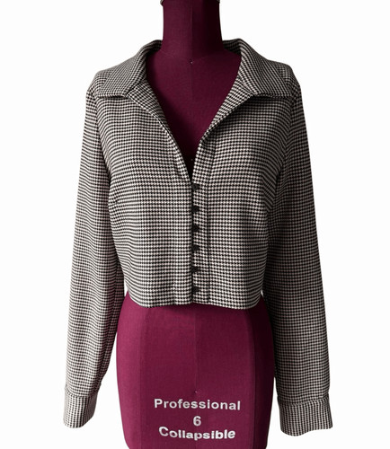 Zara cropped jacket - cropped, button