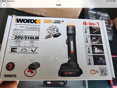 Worx wx027l 20v - 20v, maxlithium