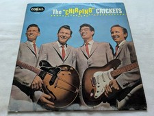 THE CRICKETS ~ THE "CHIRPING" CRICKETS ** 60's UK CORAL LP BUDDY HOLLY.