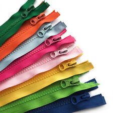 Chunky Open Ended Zip Plastic