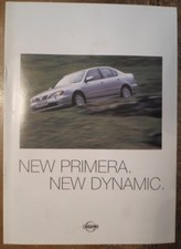 NISSAN PRIMERA SALOON orig 1999 2000 UK Mkt Publicity Brochure