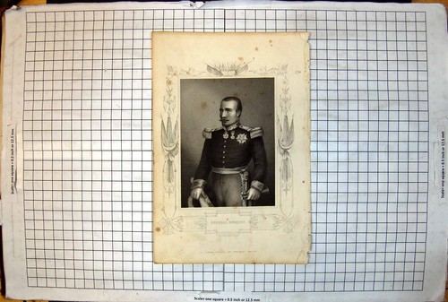 Old antique print - antique, general