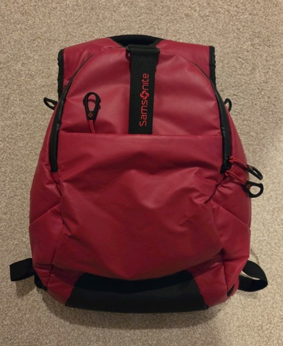 Samsonite red backpack - samsonite,