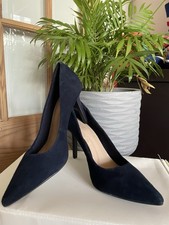 M&S Women's Navy Blue Suede