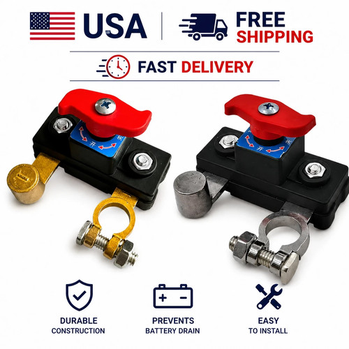 12v 24v car battery - 24v, disconnect