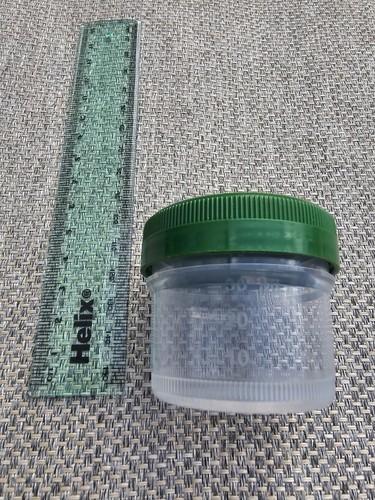 Clear small round empty - 20,