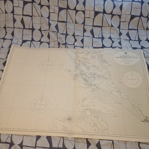 Vintage 1948 admiralty chart - vintage,
