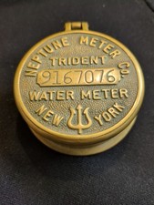 Souvenir To A Worker 1947 To 1984 Laughing Jack. A Water Meter Cover New York