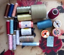 Selection Of Sewing And Machine Embroidery Threads