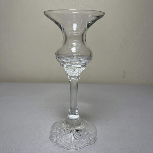 Vintage crystal candlestick - vintage,