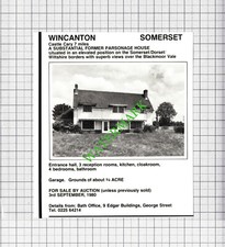 Wincanton Somerset Parsonage