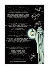 Stairway to Heaven A4 mounted poster with full lyrics Choice of frame