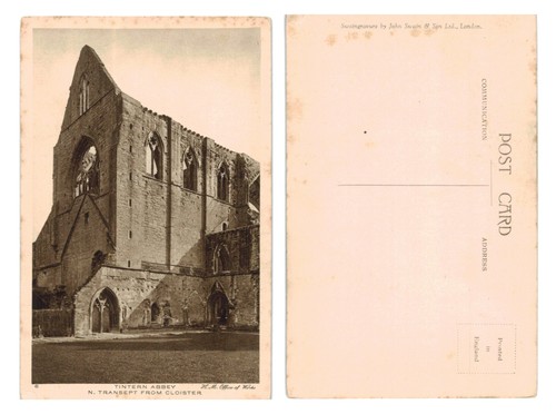 Vintage postcard tintern - postcard,