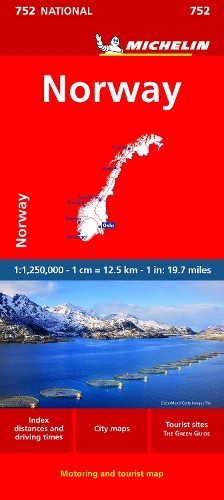 Norway michelin national map - michelin,