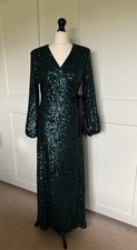 Bombshell Long Green Sequined