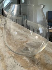Large clear crystal brandy