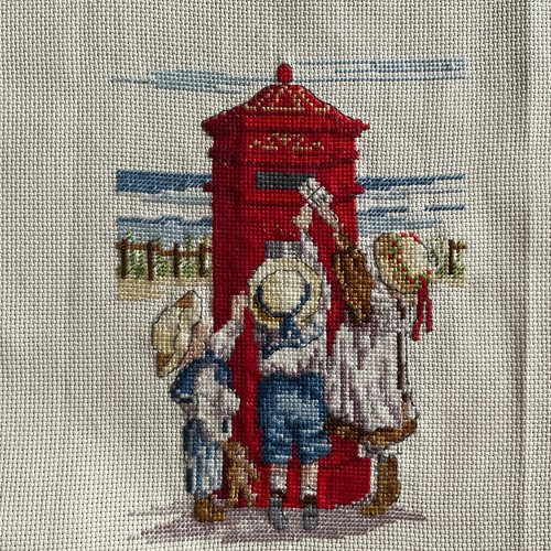 Completed cross stitch - completed,