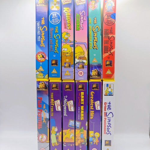 The simpsons vhs video - simpsons,