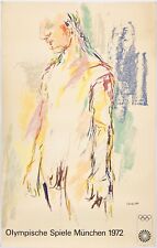 Oskar Kokoschka - Original Vintage Olympic Games 1972 Poster