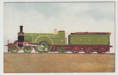 Railway art postcard - postcard, gnr